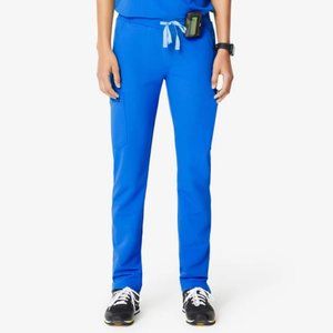 Figs Yola Skinny Scrub Bottom SP - Royal Blue